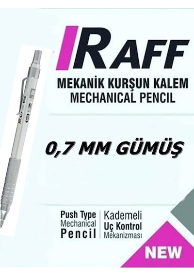 Versatil Kalem Gümüş Metal 0,7 MM