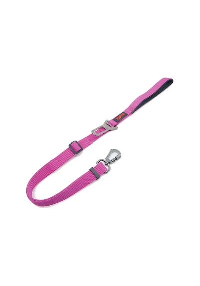 Travel Leash Araç Emniyet Tokası Kedi Köpek Gezdirme Sevk Kayışı Pembe S