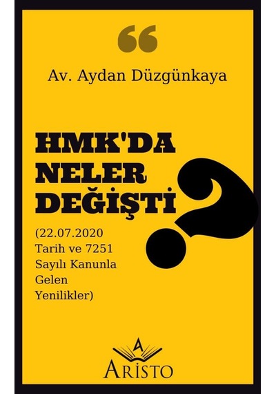 Hmk'Da Neler Değişti? N11.1599