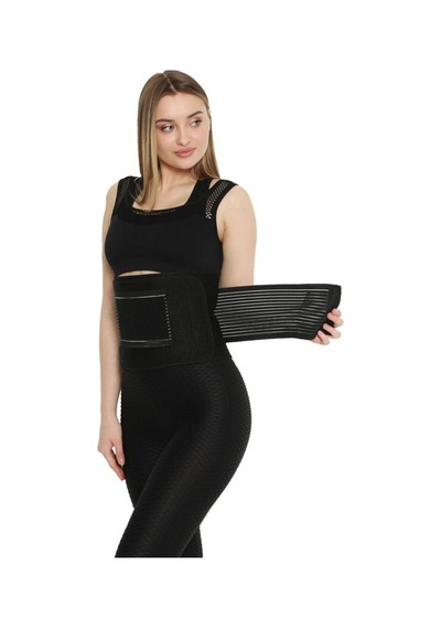Finetoo Ince Yaşam Termal Kemer Bel Göbek  Terleme  Kemeri Unisex Siyah