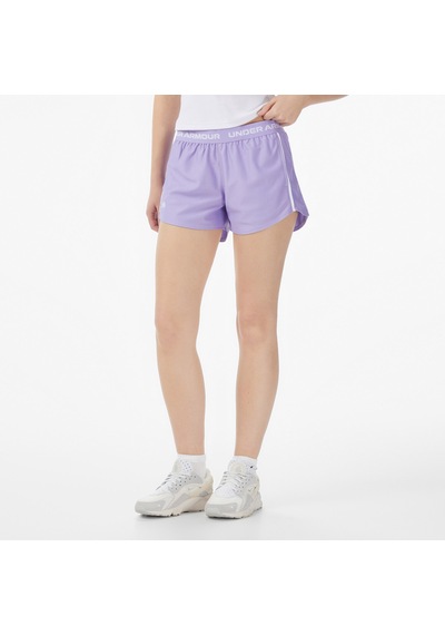 Under Armour Tech Play Up Kadın Mor Antrenman Şort 1389882