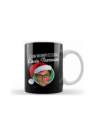 I Saw Mummy Kissing Louis Theroux Christmas Kupa Bardak Porselen Karışık