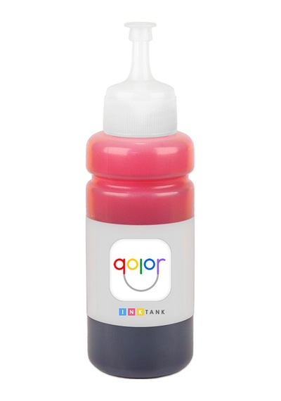 Qolor Epson 664 İçin Kırmızı Yazıcı Mürekkebi - 100 Ml