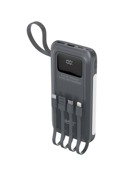 Nettech Nt-pw40 22.5w 10000 Mah Taşınabilir Powerbank - Gri Gri