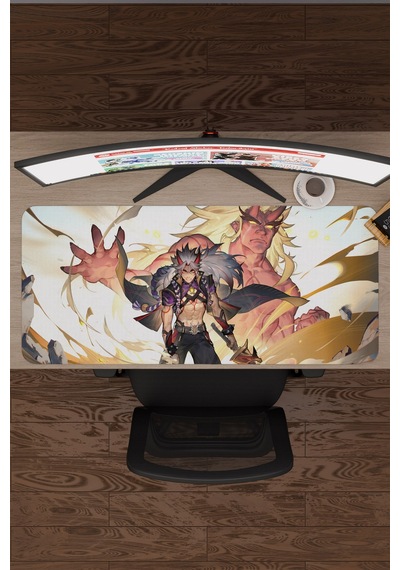 Itto Genshin Impact Anime Gacha V5 - 90x40 Xxl Gaming Mouse Pad Fare Altlığı