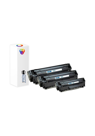 Hp Laserjet 1018 Yazıcı Uyumlu 12A Toner 3'Lü Paket