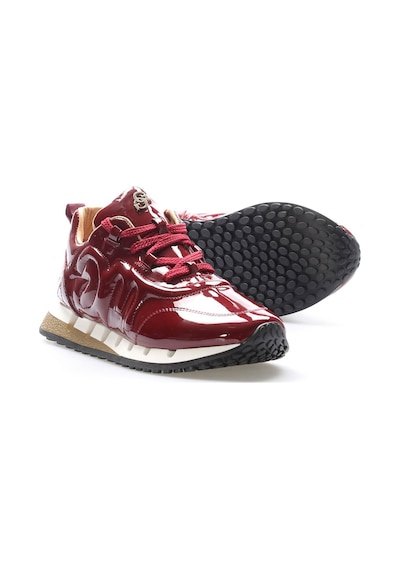 Fast Step Hakiki Deri Kadın Casual Ayakkabı 167za40046-3 Bordo Rugan