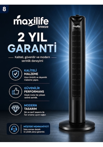 Breeze Mx-bt320 32 Kule Tipi Vantilatör 45w 3 Kademeli