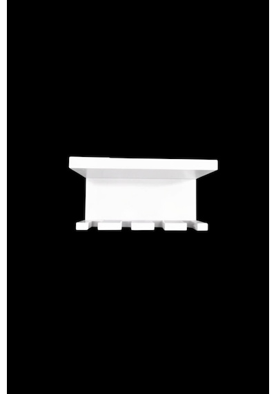 Beyaz Yapışkanlı Çok Amaçlı Diş Fırçası Jilet Jiletlik Asacağı Askılığı Askılık Diş Fırçalık Banyo Organizer