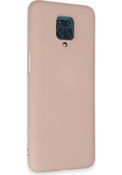 Newface Xiaomi Redmi Note 9 Pro Kılıf Nano İçi Kadife Silikon Semeglbl - 21 - Pudra