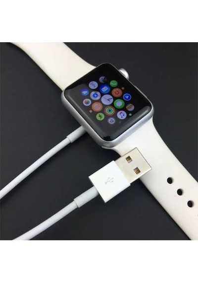 Swatch Apple Watch Uyumlu İçin Manyetik Şarj Kablosu 1 Metre - 5775