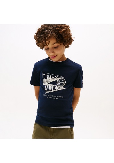 Tommy Hilfiger Effortless Çocuk Lacivert T-shirt Kb0kb09719 Lacivert