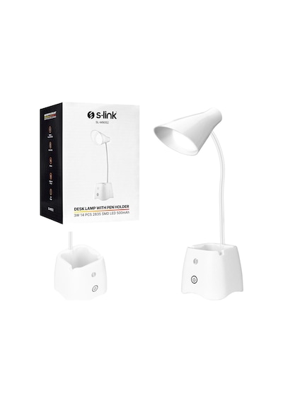 MASA LAMBASI USB ŞARJLI DOKUNMATİK DÜĞME S-LİNK SL-M9052