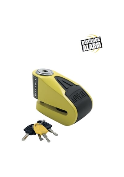Auvray 6 Mm Alarmli Sari Siyah Disk Kilidi N11.3450
