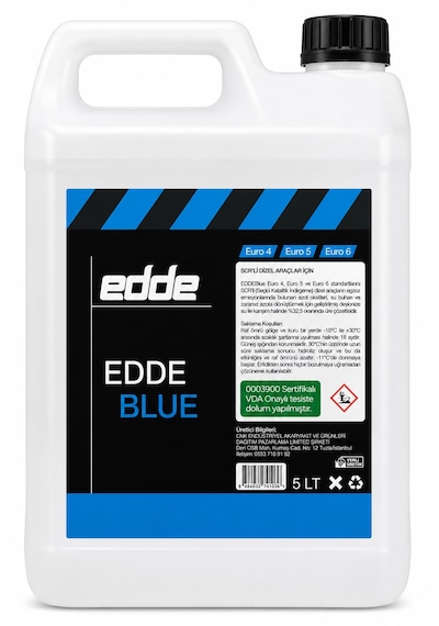 Edde Blue 5 Lt Scr'li Dizel Araçlar Için Eddeblue Emisyon Azaltıcı Araba Araç Oto