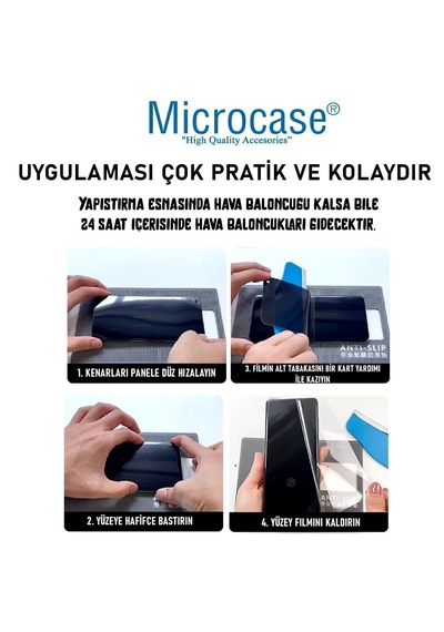 Microcase Huawei Mate 80 Pro İle Uyumlu Full Tpu Nano Ön Ekran Koruma Filmi - Ekm101