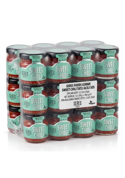 Seres Foods Sweet Chili Mild Tatlı Acı Sos Mini Cam Kavanoz 40 Ml X 36 Adet