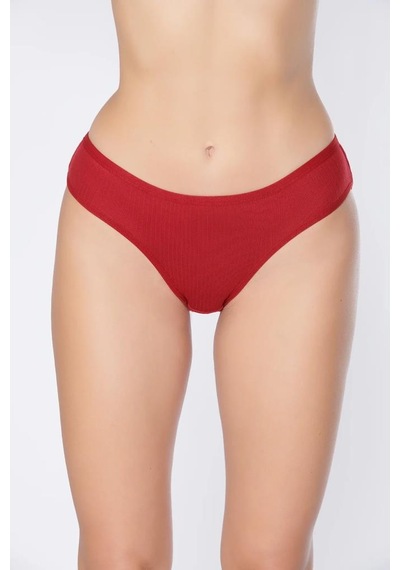 12 Adet Tutku Elit Bayan Bambu Derbi Bikini Külot Karışık Renk 2709 Çok Renkli