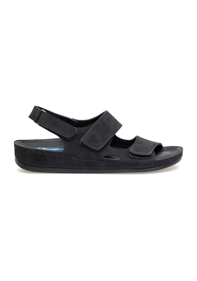 Elit Myss06-034 Erkek Düz Sandalet Siyah