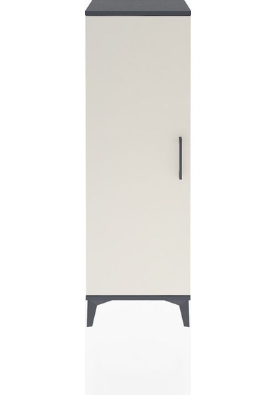 Arges Dolap Tek Raflı Tek Kapaklı Tek Askılı 44x30x134 Antras... Antrasit Arges Dolap Tek Raflı Tek Kapaklı Tek Askılı 44x30x134 Antras... Antrasit