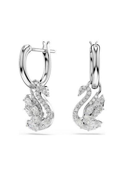 5759942 Swarovski Küpe Swan:pe Mn Hoop Xxs Whıte/rhs Metalik