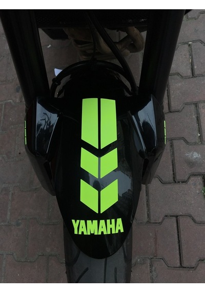 Yamaha Mt 09 Yan Maşa Ön Çamurluk Sticker Set Neon Sarı