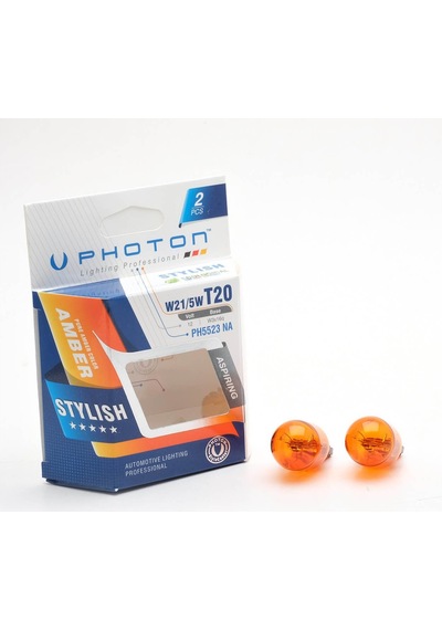 Photon T20 21/5w 12v Çift Devre Naturel  Amber