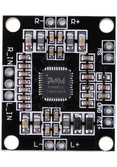 2x15w Amplifikatör Devresi 15w Stereo Pam8610 Anfi - Amfi Ses Yükseltici