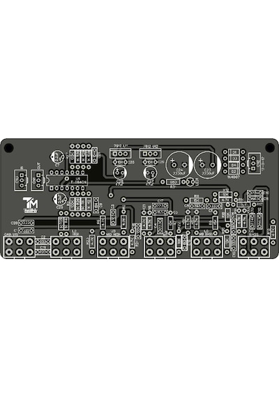 5 Bant Stereo Amfi Ton Kontrol Devresi Tl084