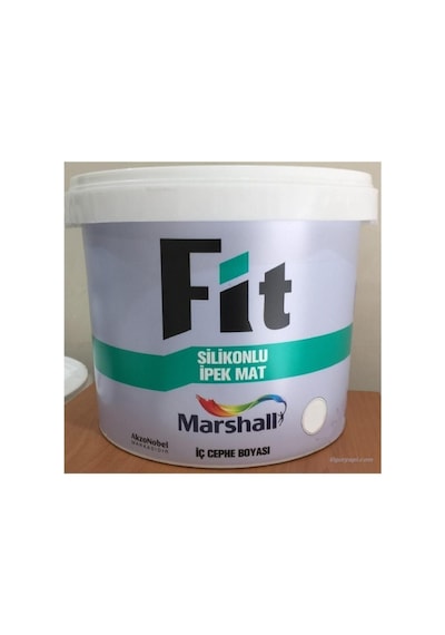 Fit Silikonlu İpek Mat Duvar Boyası, 10 Kg, Beyaz Diğer