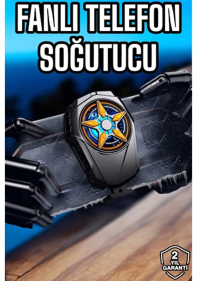 Fanlı Radyatör Soğutucu Telefon Soğutucu Tüm Telefonlara Uyumlu