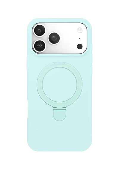 Newface Apple İphone 17 Pro Regal Magsafe Standlı Kapak - Su Yeşili