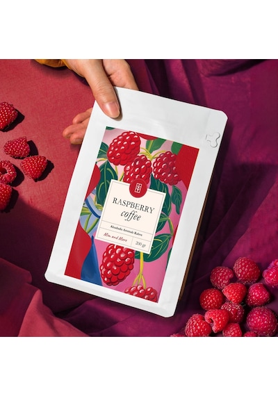 Mim And More Raspberry Coffee Ahududu Aromalı Filtre Kahve 200 G