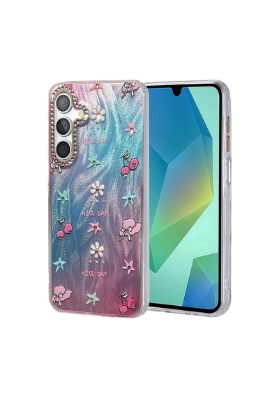 Samsung Galaxy Uyumlu , S25 Kılıf Blade Aynalı Desenli Kapak - Desen 4