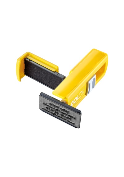 Colop Cep20 Kaşe Sarı Kasa Mavi Keçe - 14x38mm Renksiz