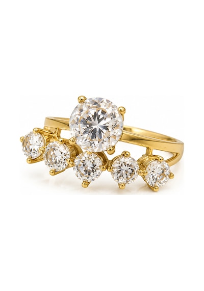 Yazıcılar 14 Ayar Altın Diamond Harmony Şık Tasarım Yüzük 3,60 Gr 331