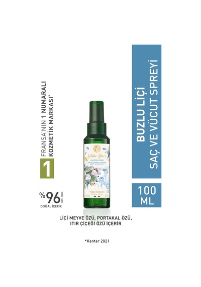 Yves Rocher Saç Ve Vücut Spreyi - Buzlu Liçi - 100ml-98593