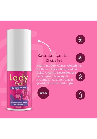 İntimateline Lady Gel 30 Ml Bayanlara Özel Krem