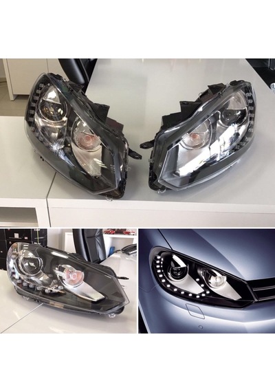 Autogp Vw Golf 6 Ön Far Lambası R20 Model Bi-xenon 15 Led