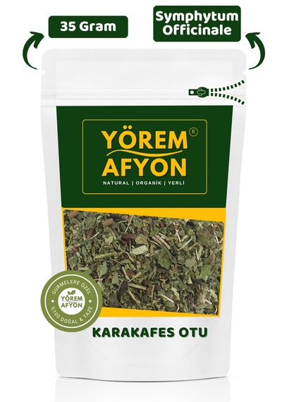 Yörem Afyon Antik Tıbbın Alçısı Karakafes Otu, Comfrey, Mayasıl Otu Symphytum Officinale 35gr.