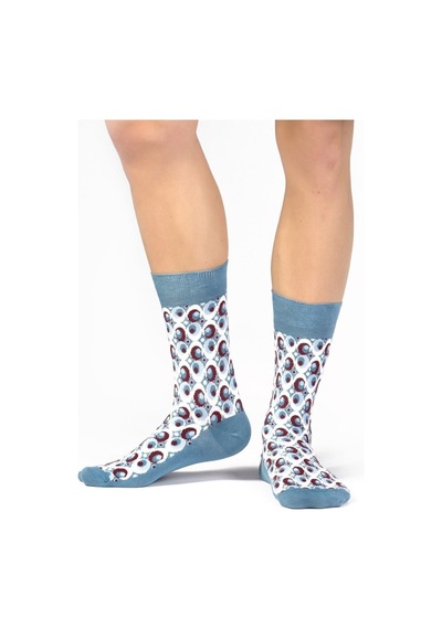 Ozzy Socks 4 Lü Geometrik Desenler Erkek Hediye Paketi Lacivert-mavi-yeşil-pembe