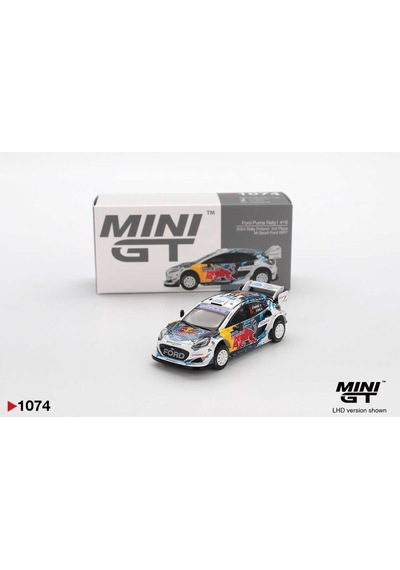 Mini Gt 1/64 Ford Puma Rally1 16 M-sport Ford Wrt 2024 Rally Finland 3rd Place 1074