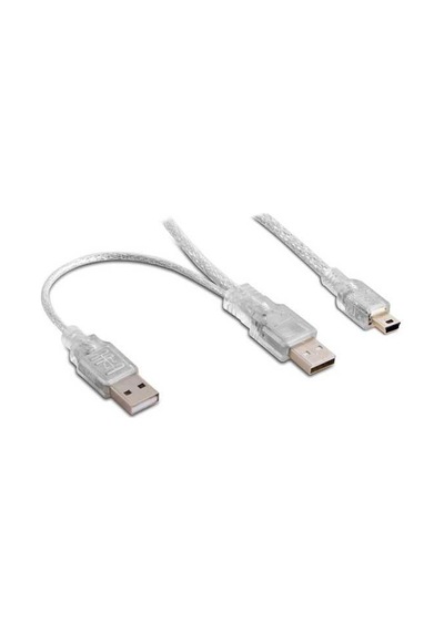 Mini usb harddisk kablosu 5 pin usb Y hdd kablosu 80 cm mini usb 2.5 harddisk kablosu