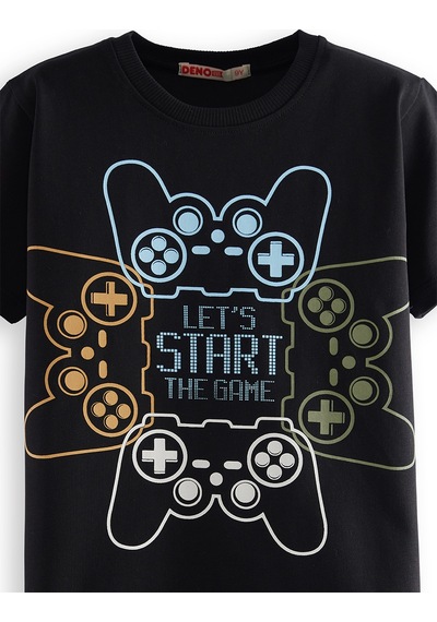 Start Game Erkek Çocuk T-shirt Şort Takım