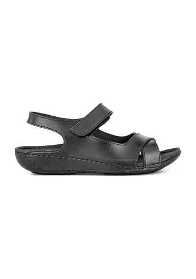 Muya Ariana Anatomik Tabanlı Kadın Sandalet - Siyah - 38 Muya Ariana Anatomik Tabanlı Kadın Sandalet - Siyah - 38
