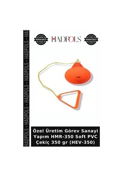 Özel Üretim Görev Sanayi Yapım Hmr-350 Soft Pvc Çekiç 350 Gr Hev-350