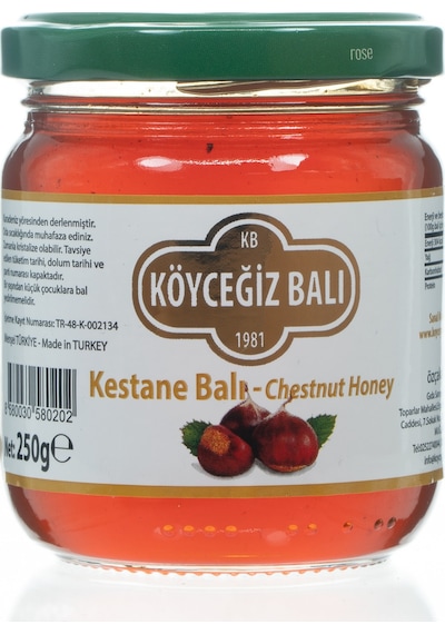 Köyceğiz Balı Kestane Balı Cam Kavanoz 250 G