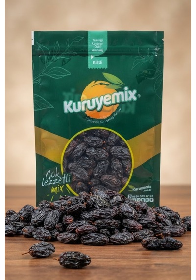 Doğal Kuru Siyah Erik - Katkısız, Şifa Kaynağı Ve Taptaze Seçenek 500g