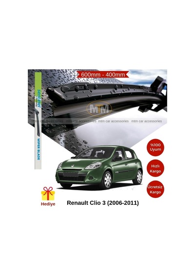 Renault Clio 3 Silecek Takımı 2006-2011 Mtm95-405