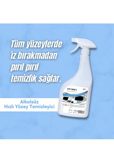 Acto Smart X 750 Ml Alkolsüz Hızlı Yüzey Temizleyici